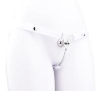 Gabbia leggera + cintura da allenamento elastica a 3 vie fissa antiabbassamento A75-129 (Bianco)