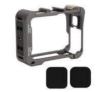 Gabbia per action cam in alluminio antigoccia con copriobiettivo in silicone per scarpa fredda Cornice protettiva per action cam per Pro