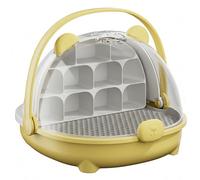 Gabbia per allevamento dell'habitat del baco da seta - Design trasparente della capsula spaziale per l'osservazione scientifica dei bambini, habitat per piccoli animali per bachi da seta, bachi da se