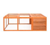 Gabbia per Animali da Giardino 150x100x50 cm Massello di Abete