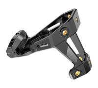 Gabbia per bibite per bicicletta - Sedile di prolunga per portabottiglie per bicicletta, sedile posteriore tascabile, doppio portabottiglie dietro il sedile, facile da usare e stabile, colore nero