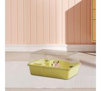 Gabbia per criceti grande, casa per criceti con bottiglia d'acqua con parte