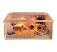 Gabbia Per Criceti Habitat Con Parco Giochi Superiore Apribile Per Conigli, Porcellini D'india e Animali Domestici Di Grandi Dimensioni (Size:80x40x40cm)