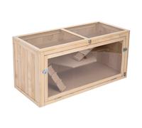 Gabbia per criceti in legno XL TIAKI - L 115 x L 50 x H 55,3 cm