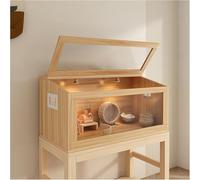 Gabbia per Criceti, Scatola di Alimentazione per Polli in Rutina, Habitat per Piccoli Animali, Facile da Montare E Pulire, per Conigli, Porcellini D'india, Pollo in Rutina, A, 80x40x40cm