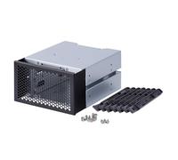 Gabbia per disco rigido a 3 alloggiamenti per computer occupa 2 posizioni disco ottico Rack di espansione 3 5 pollici Gabbia per dischi di ricambio