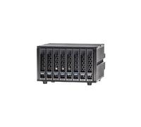 Gabbia per Disco Rigido con Modulo Hot Swap A 8 Rulli con Rack per Chassis Backplane Vassoio per HDD U.2/SAS/ da 2,5 Pollici