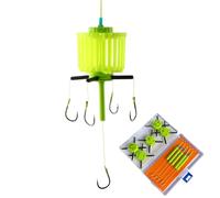 Gabbia per esca con ami - Trappola per esca con ganci da, per Forniture per trappola per esche