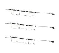 Gabbia per Esche da Pesca, 3 Ganci, 3 Pezzi Trappola con Esca Artificiale, Pesca in Mare, Colore Casuale, 35 g