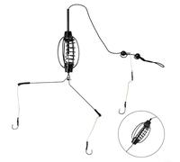 Gabbia per esche da pesca alla carpa con gancio in linea, progettata per un'efficace diffusione dell'esca in acqua, per la pesca al lago e al fiume (50 g)