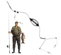 Gabbia per esche per mangiatori da pesca, trappole per esche da pesca, pratica mangiatoia per di, gabbia per esca resistente, trappola per pesci, supporto per pesci