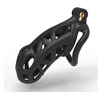 Gabbia per esercizi in resina 3D nera con 4 anelli - XXL