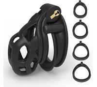 Gabbia per esercizi Yoga Block Uomo Nero 3D Cobra con 4 anelli - AA4 (Nero, M)