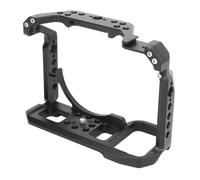 Gabbia per Fotocamera, Attrezzatura Protettiva Completa per Fotocamera in Lega di Alluminio con Supporto per Slitta Fredda, per A7S3, Realizzazione Video, Vlogging