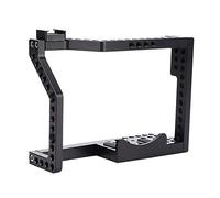 Gabbia per Fotocamera in Lega di Alluminio per GH4/5 Robusto e Durevole Supporto per Pattino Freddo con Fori Multipli