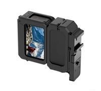 Gabbia per fotografia di strada in lega di alluminio per DJI OSMO-Nano, telaio nero compatto con manico, supporto protettivo leggero per riprese dinamiche della fotocamera