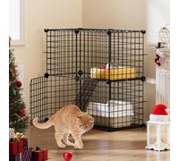 Gabbia Per Gatti Da Interno Gabbia Per Gattini A 2 Livelli Recinto Per Gatti Box