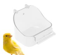 Gabbia per il bagno per uccelli - Parrocchetti con ganci | Vasca per uccelli e abbeveratoio per interni | Accessori per uccelli ornamentali, parrocchetti, parrocchetti e piccoli uccelli