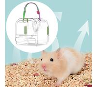 Gabbia per il trasporto di piccoli animali, custodia da viaggio per criceti