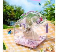 Gabbia per il trasporto di piccoli animali, custodia da viaggio per criceti