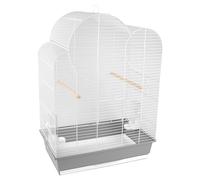 Flamingo Gabbia per Uccelli/Gabbia Pappagallo Wammer 1 Bianco, Nuovo
