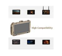 Gabbia per Monitor Compatibile con Atomos per , per Ultra, per V, per V e Shinobi Connect, con Morsetto per Cavo