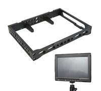 Gabbia per monitor in lega di alluminio, Gabbia per monitor con staffa per monitor professionale multi 1/4 3/8 fori con slot per scarpa fredda per FW759
