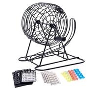 Gabbia per palline da bingo - Macchina per palline da lotteria di fascia alta per feste di gioco | Manico resistente all'usura e facile da girare per un gioco fluido, ideale per eventi, riuniti