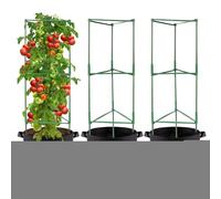 Gabbia per Piante - Traliccio da Giardino con Borse per Coltivare | Gabbie Regolabili per Verdure - per cetrioli - Vite Fagioli Che coltivano Piante giardinieri Borse per la Coltivazione di casa