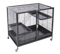Gabbia per piccoli animali domestici TIAKI Étagère - gabbia principale: L 93,5 x P 63 x H 84 cm