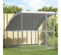 Gabbia per polli Argento 2 x 2 x 2 m Acciaio zincato