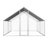 Gabbia per Polli da Esterno 2,75x4x1,92m in Acciaio Zincato