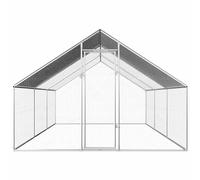 Gabbia per Polli da Esterno 2,75x6x1,92m in Acciaio Zincato