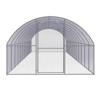 Gabbia per Polli da Esterno 3x12x2 m in Acciaio Zincato