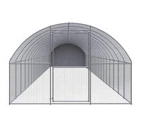 Gabbia per Polli da Esterno 3x20x2 m in Acciaio Zincato