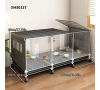 Gabbia per polli Gabbia per allevamento grande per uso domestico Pollaio Pollaio Pulizia automatica Gabbia per anatre Rete metallica Balcone Gabbia per pollame all'aperto