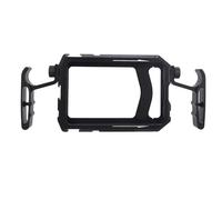 Gabbia per Telefono in Lega di Alluminio con Porta a Vite da 1/4 di Pollice, Interfaccia per Scarpa Fredda per Porta con 2 Maniglie Impianto Video per Smartphone per Interviste