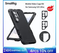 Gabbia per telefono SmallRig S25 Ultra, kit gabbia video mobile per Samsung S25 Ultra con piastra posteriore per obiettivo da 17 mm, adattatore filtro -5254