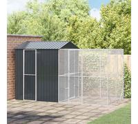 Gabbia per uccelli Antracite 418 x 210 x 247 cm Acciaio zincato
