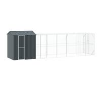Gabbia per uccelli Antracite 824 x 208 x 247 cm Acciaio zincato