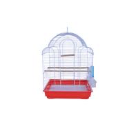Gabbia per Uccelli, Canarini, Cocorite, Inseparabili con Accessori 41x28x57h cm