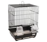 Flamingo Pet Products - Cage per canarini Dolak 1 nero. 29,5 x 22 x 38 cm. per uccelli.-FL-110214