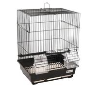 Flamingo Pet Products - Cage per canarini Dolak 1 nero. 29,5 x 22 x 38 cm. per uccelli.-FL-110214