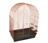 Gabbia Per Uccelli Flamingo Klara 3 Rame 54x34x74,5Cm Rimovibile, 2 Ciotole