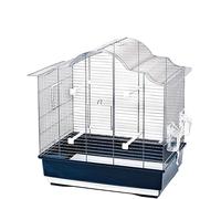 Gabbia per uccelli modello Sofia completa di accessori con tetto a pagoda Ferrib