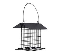 Gabbia per uccelli - Resistente alle intemperie, stazione sospesa per esterni, supporto in ferro ricaricabile | Supporto per colibrì selvatici, picchi, pappagalli, giardino, cortile, balcone