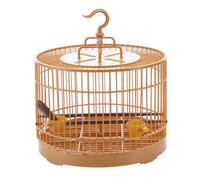 Gabbia per uccelli rotonda grande con mangiatoia e abbeveratoio Robusta gabbia