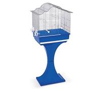 GABBIA PER UCCELLI SOPHIA METALLO PLASTICA CON SUPPORTO PIEDISTALLO 62X40X134CM