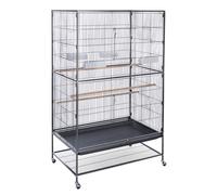 Gabbia per uccelli TIAKI Grand Espace - L 90 x P 58,4 x H 152,4 cm