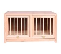 Gabbia Professionale per piccioni viaggiatori a 2/3 Porte, voliera Portatile impilabile, Nido per Allevamento con Struttura in Pino e divisori, Facile Installazione, Ideale per Uso agricolo